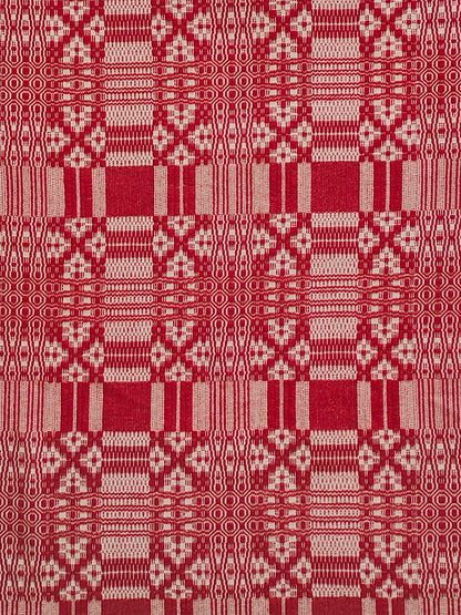 WILDER COCHINEAL half-coverlet